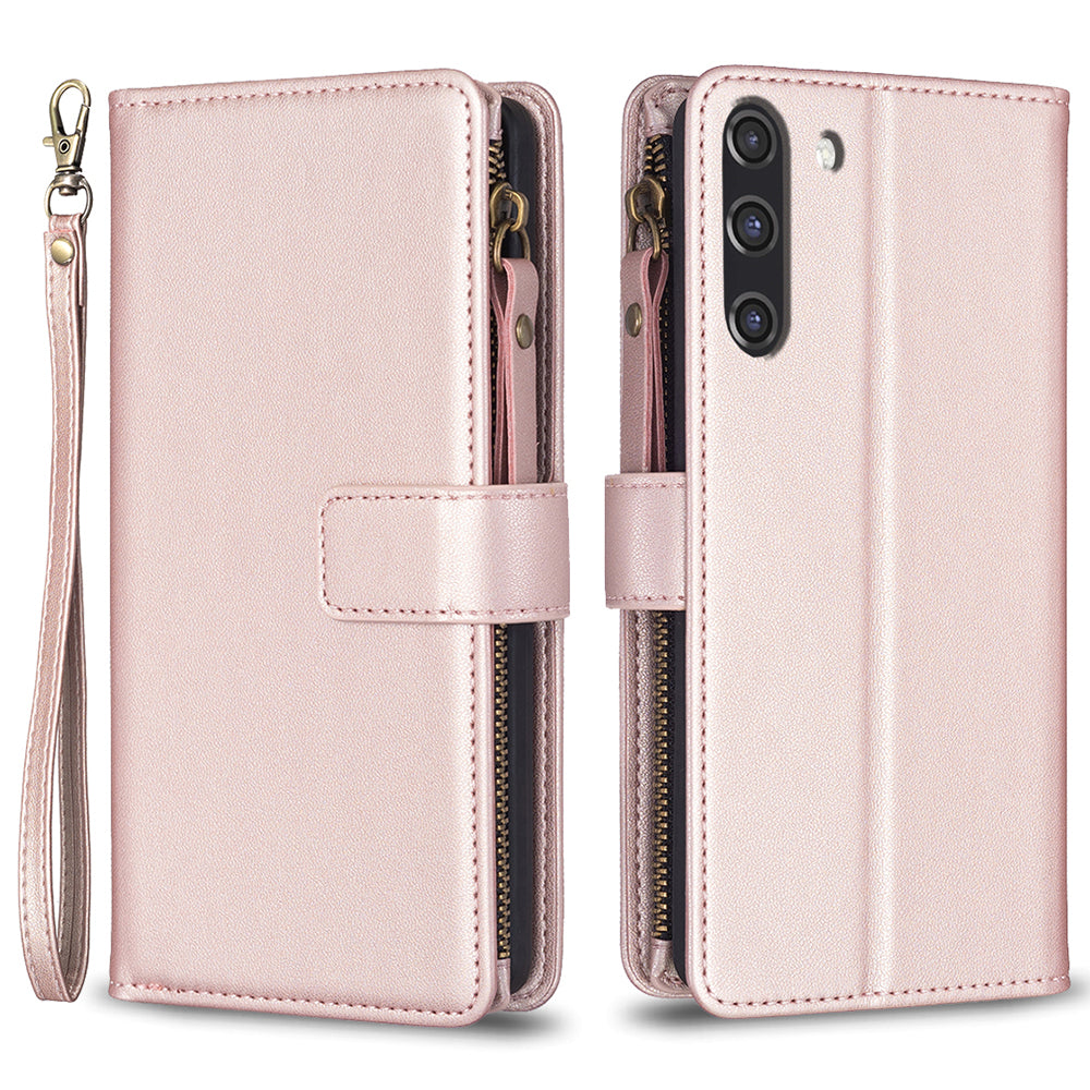 BF Style-19 for Samsung Galaxy S21 FE 5G Magnetic Phone Cover PU Leather Wallet Stand Zippered Phone Case BF Style-19 for Samsung Galaxy S21 FE 5G Magnetic Phone Cover PU Leather Wallet Stand Zippered Phone Case